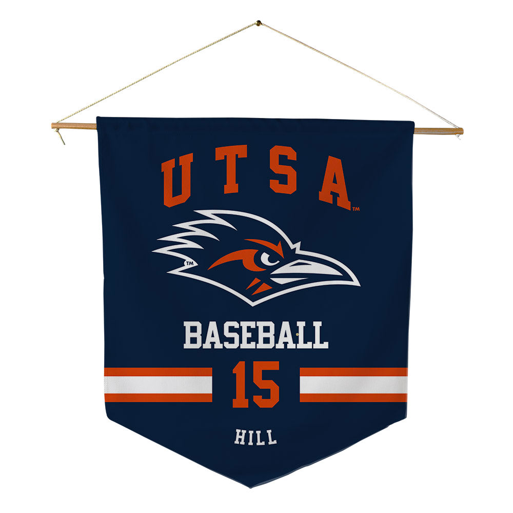 UTSA - NCAA Baseball : Caleb Hill - Pennant - 18" x 21"-0