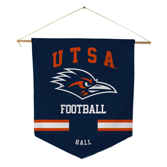 UTSA - NCAA Football : Aden Hall - Pennant - 18" x 21"-0