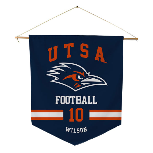 UTSA - NCAA Football : Jace Wilson - Pennant - 18" x 21"-0