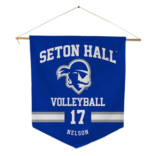 Seton Hall - NCAA Women's Volleyball : Rylee Nelson - Pennant - 18" x 21"-0