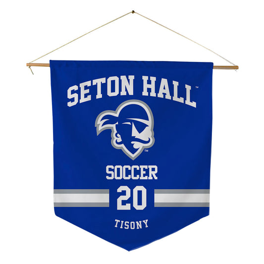 Seton Hall - NCAA Men's Soccer : Aidan Tisony - Pennant - 18" x 21"-0