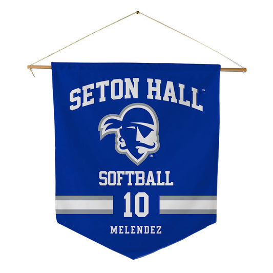 Seton Hall - NCAA Softball : Tiffany Melendez - Pennant - 18" x 21"-0