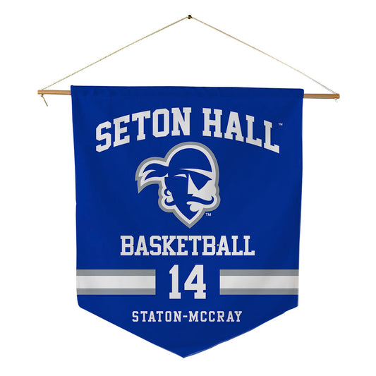 Seton Hall - NCAA Men's Basketball : AJ Staton-McCray - Pennant - 18" x 21"-0