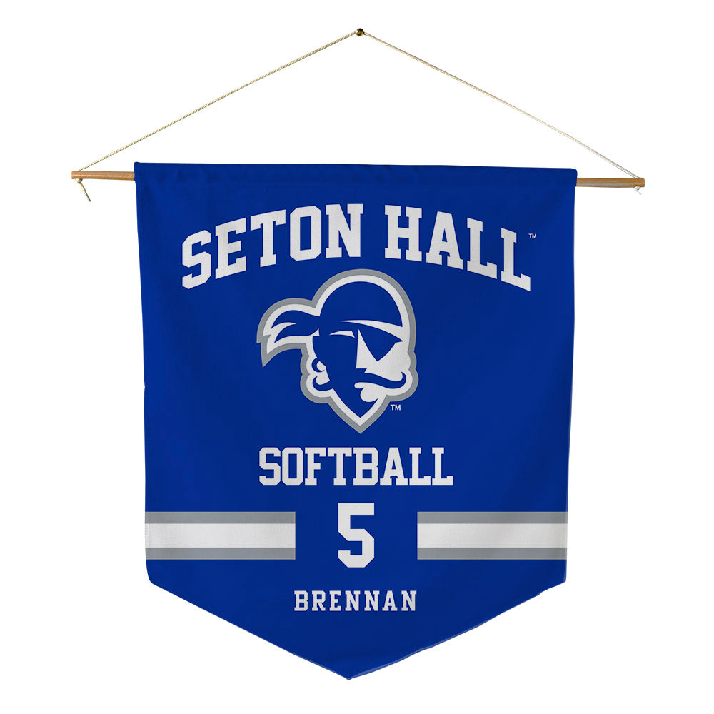 Seton Hall - NCAA Softball : Katey Brennan - Pennant - 18" x 21"-0