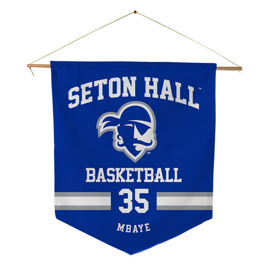 Seton Hall - NCAA Men's Basketball : Assane Mbaye - Pennant - 18" x 21"-0