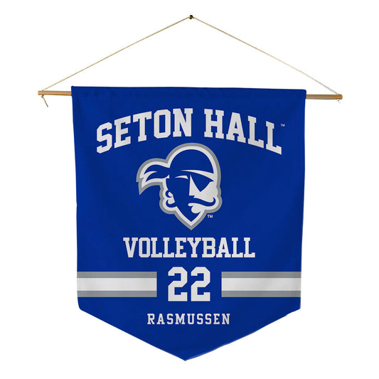 Seton Hall - NCAA Women's Volleyball : Alex Rasmussen - Pennant - 18" x 21"-0