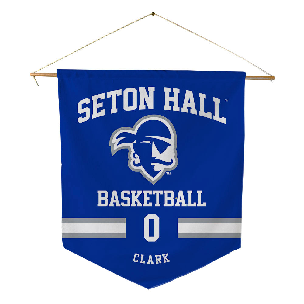 Seton Hall - NCAA Men's Basketball : Adam Clark - Pennant - 18" x 21"-0