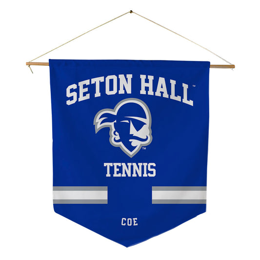 Seton Hall - NCAA Women's Tennis : Ellie Coe - Pennant - 18" x 21"-0