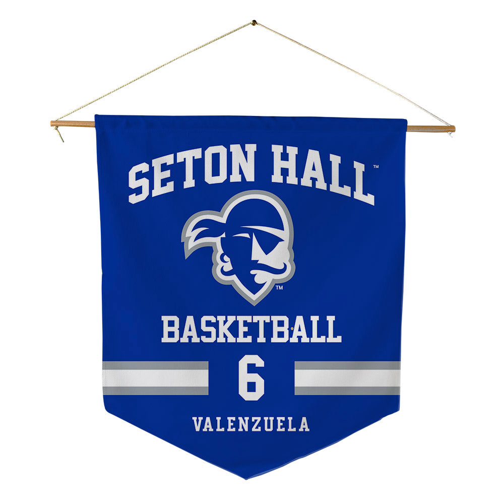 Seton Hall - NCAA Women's Basketball : Mariana Valenzuela - Pennant - 18" x 21"-0