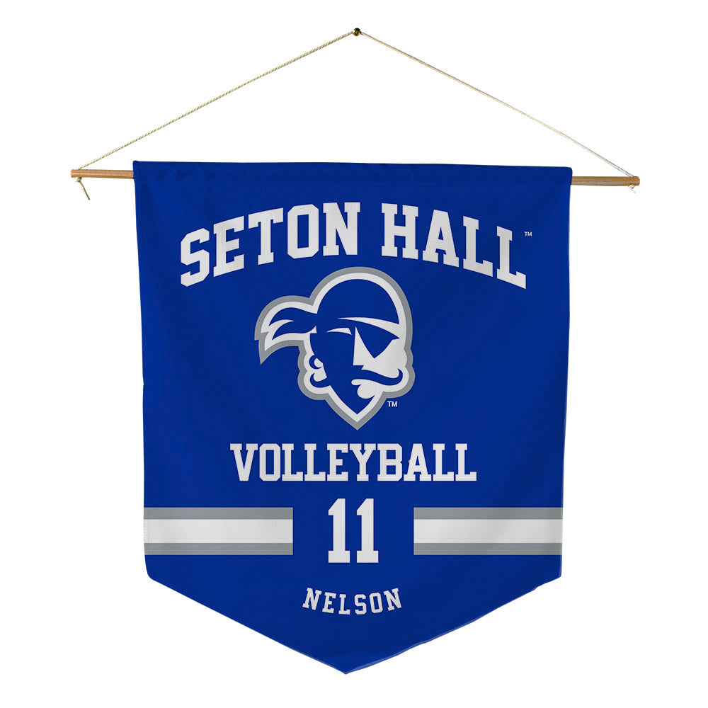 Seton Hall - NCAA Women's Volleyball : Rylee Nelson - Pennant - 18" x 21"-0