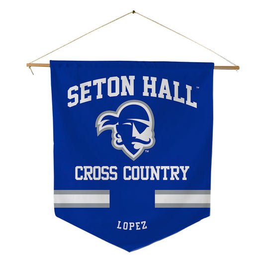Seton Hall - NCAA Women's Cross Country : Destiny Lopez - Pennant - 18" x 21"-0