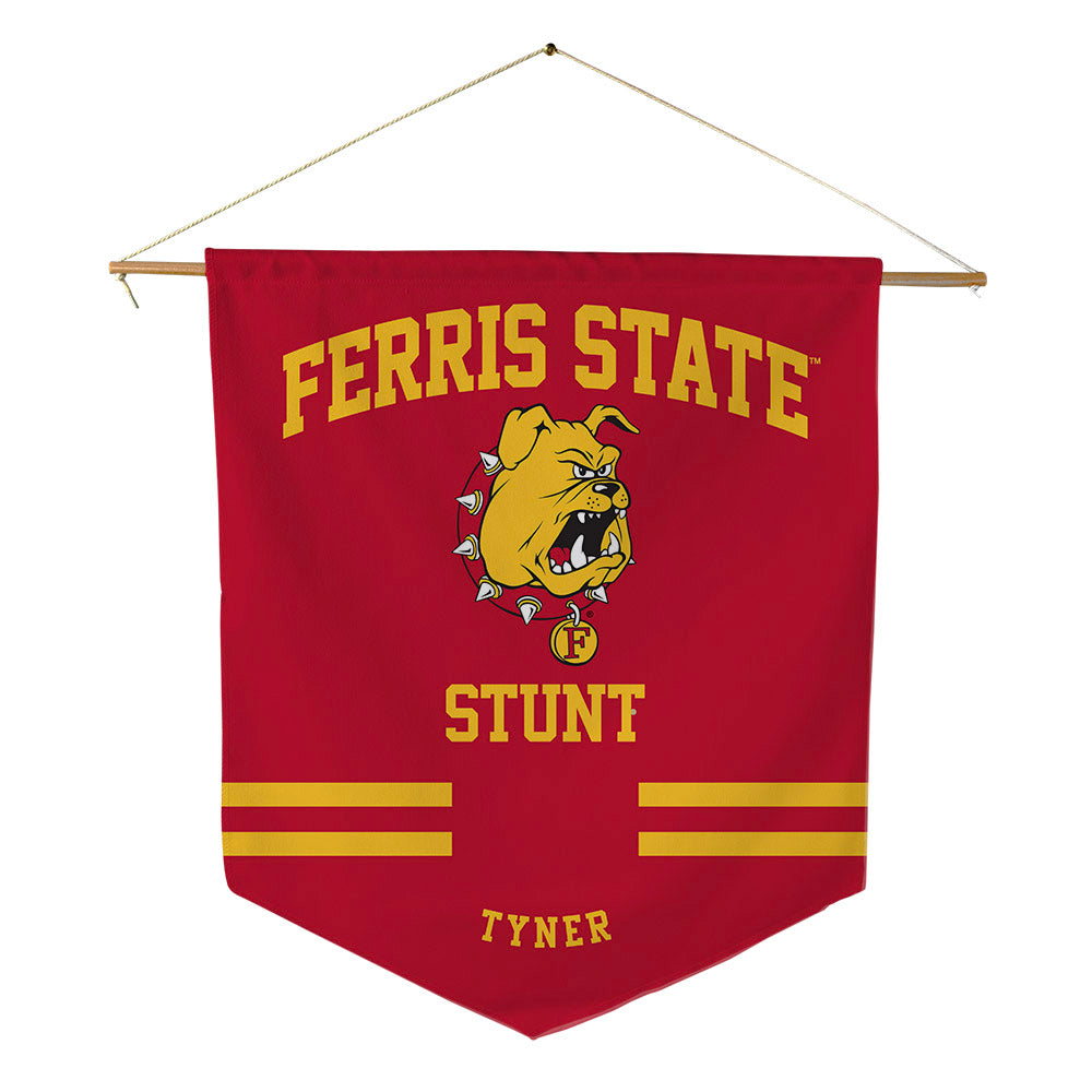 Ferris State - NCAA Stunt : Bailey Tyner - Pennant - 18" x 21"-0