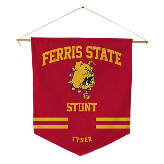 Ferris State - NCAA Stunt : Bailey Tyner - Pennant - 18" x 21"-0