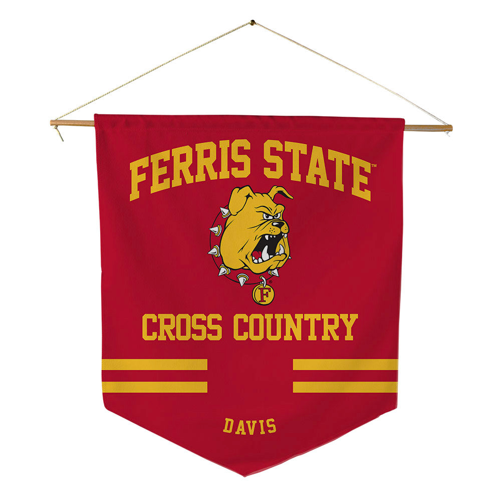 Ferris State - NCAA Women's Cross Country : Abigail Davis - Pennant - 18" x 21"-0