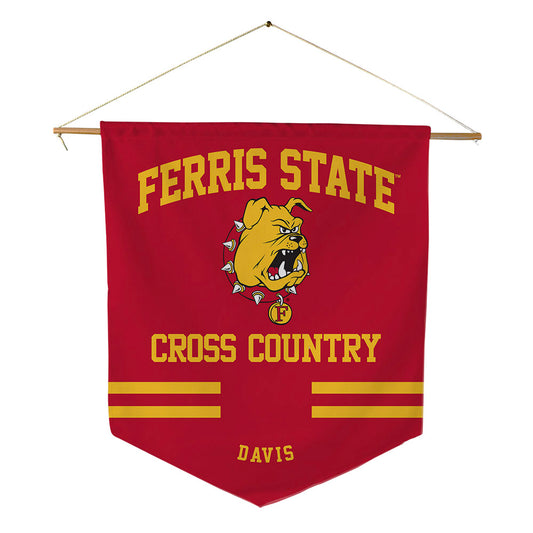 Ferris State - NCAA Women's Cross Country : Abigail Davis - Pennant - 18" x 21"-0