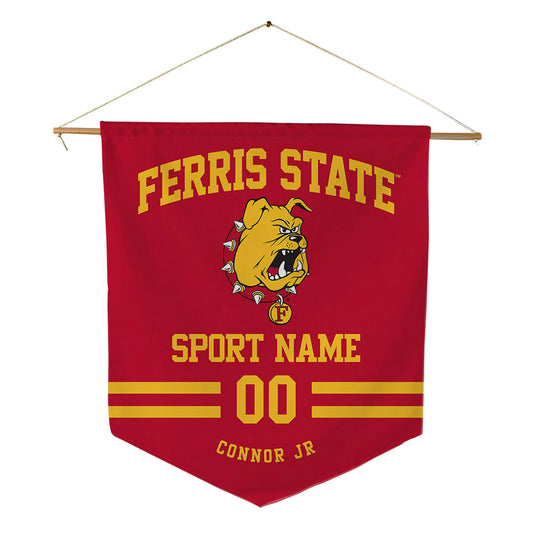 Ferris State - NCAA Football : Daniel Connor Jr - Pennant - 18" x 21"-0