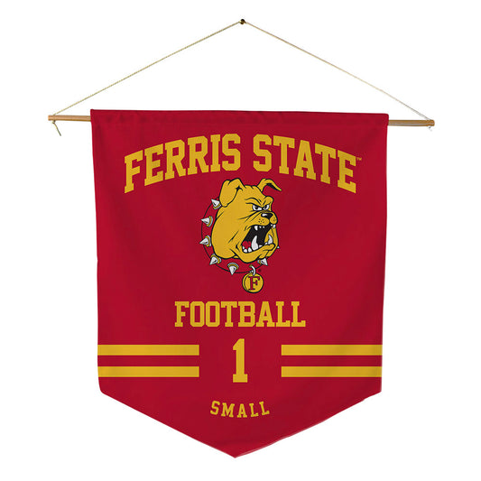 Ferris State - NCAA Football : Deion Small - Pennant - 18" x 21"-0