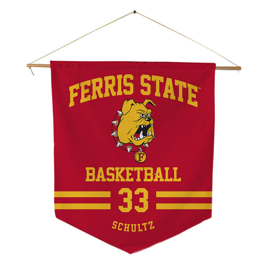 Ferris State - NCAA Women's Basketball : Ally Schultz - Pennant - 18" x 21"-0