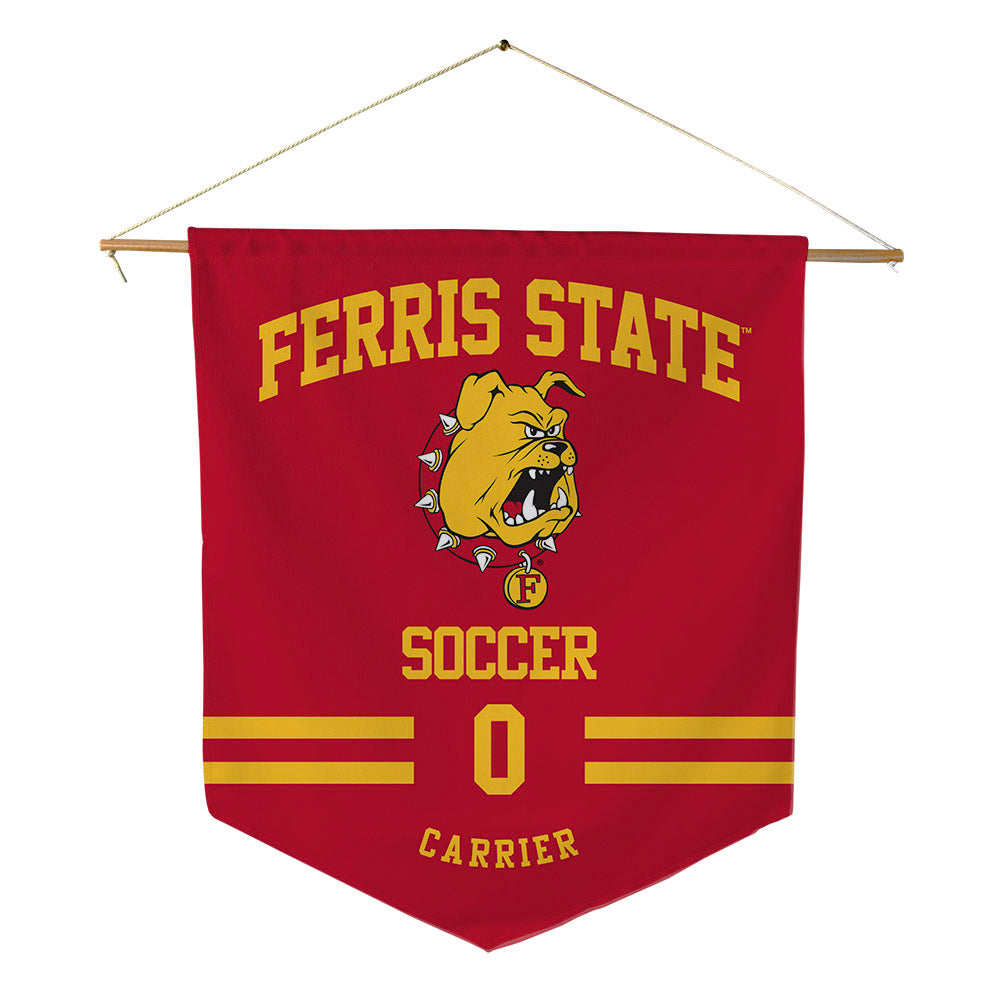 Ferris State - NCAA Women's Soccer : Gracyn Carrier - Pennant - 18" x 21"-0