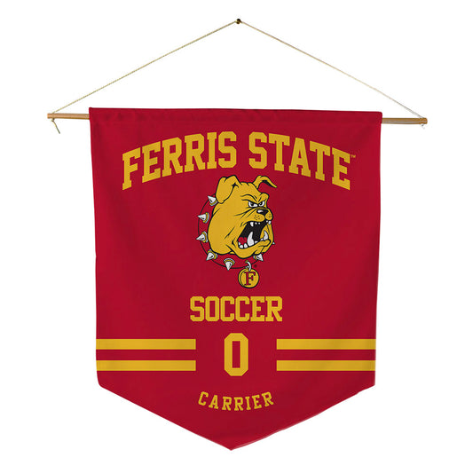Ferris State - NCAA Women's Soccer : Gracyn Carrier - Pennant - 18" x 21"-0