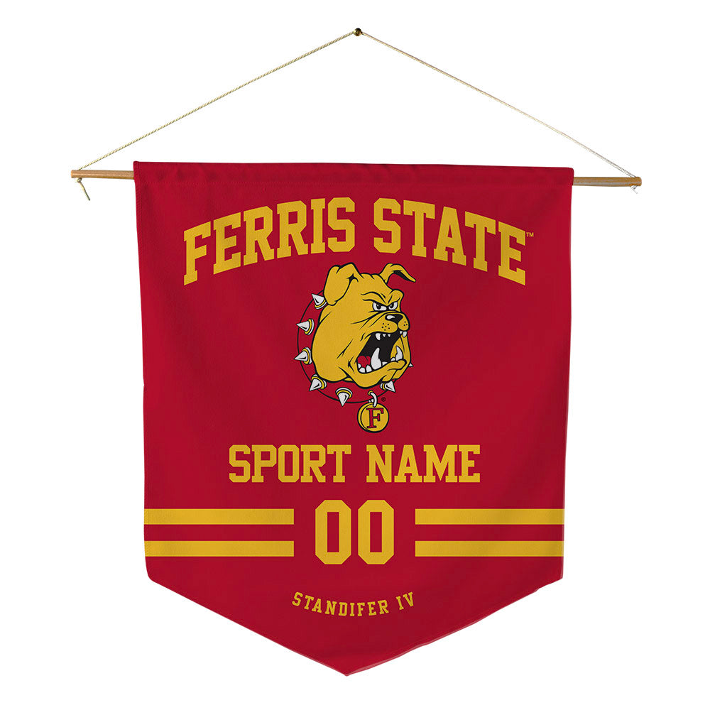 Ferris State - NCAA Football : Milton Standifer IV - Pennant - 18" x 21"-0