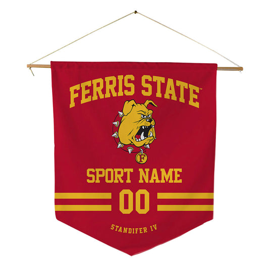 Ferris State - NCAA Football : Milton Standifer IV - Pennant - 18" x 21"-0