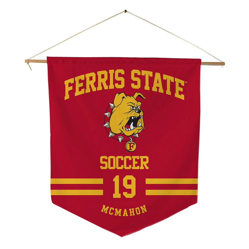 Ferris State - NCAA Women's Soccer : Allison McMahon - Pennant - 18" x 21"-0
