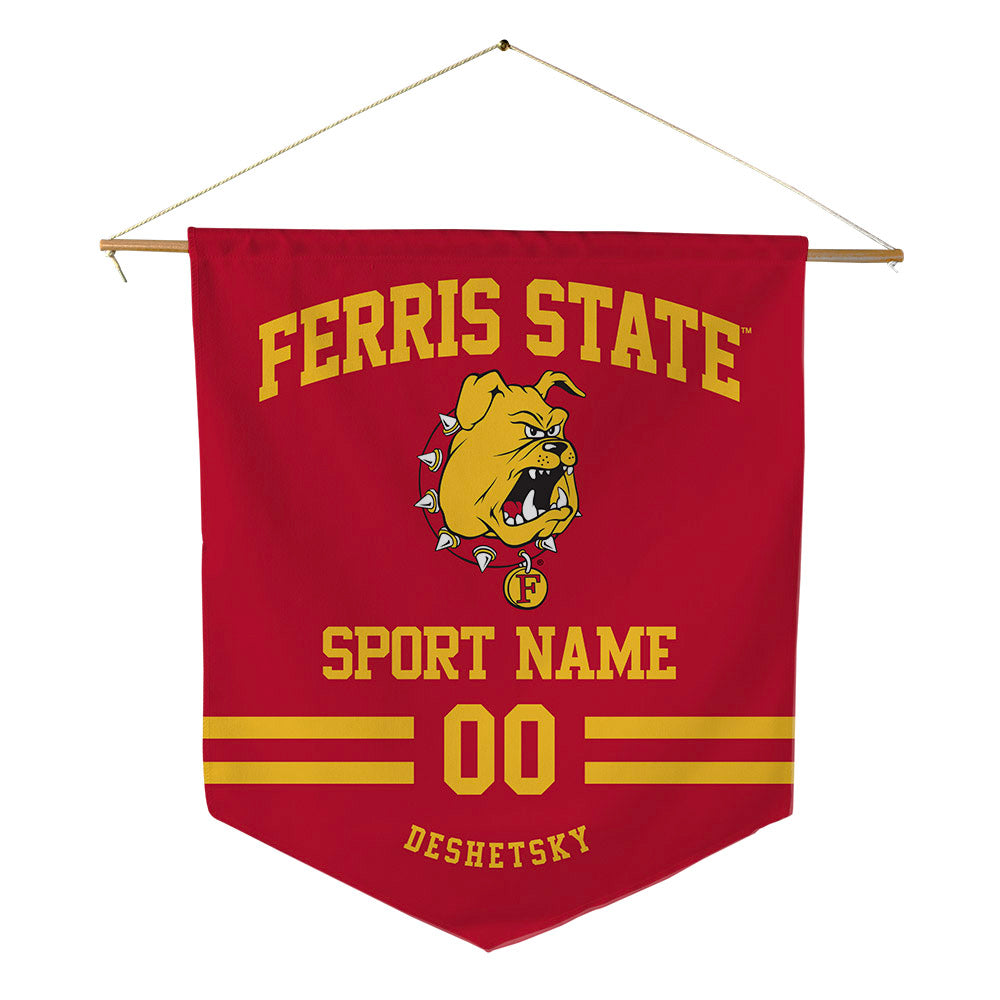 Ferris State - NCAA Women's Volleyball : Alana Deshetsky - Pennant - 18" x 21"-0