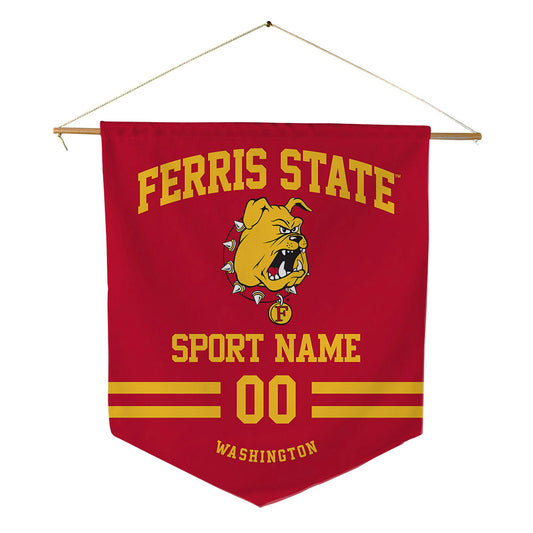 Ferris State - NCAA Football : Jaylen Washington - Pennant - 18" x 21"-0
