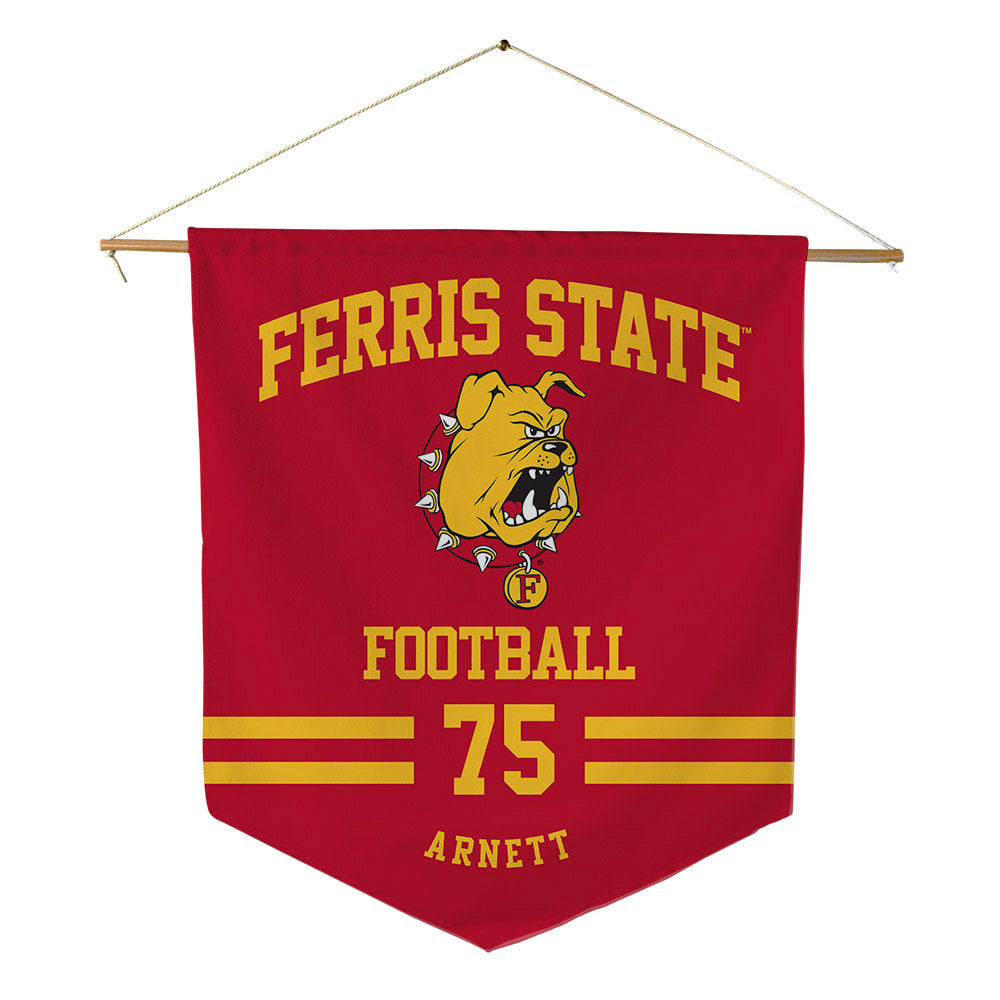 Ferris State - NCAA Football : Dayne Arnett - Pennant - 18" x 21"-0