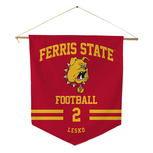 Ferris State - NCAA Football : Derek Lesko - Pennant - 18" x 21"-0