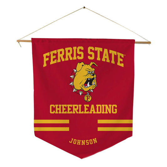Ferris State - NCAA Cheerleading : Ava Johnson - Pennant - 18" x 21"-0