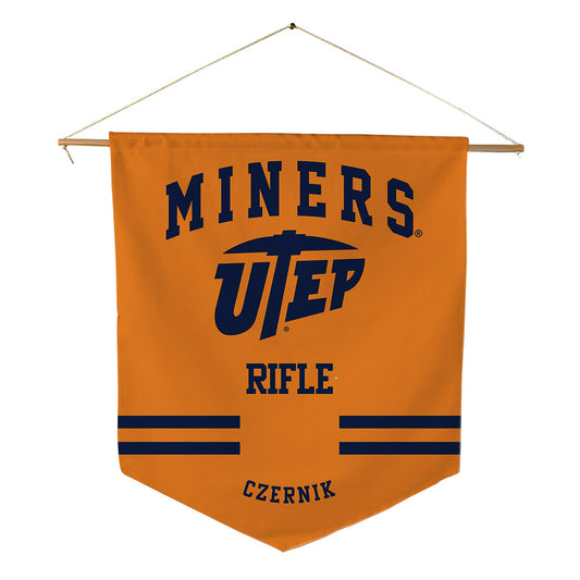 UTEP - NCAA Rifle : Julia Czernik - Pennant - 18" x 21"-0