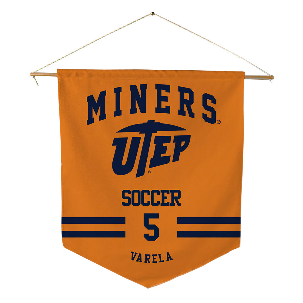 UTEP - NCAA Women's Soccer : Lauren Varela - Pennant - 18" x 21"-0