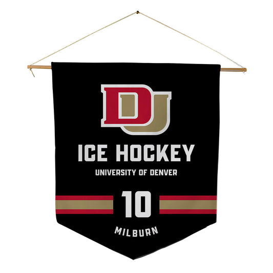 DU - NCAA Men's Ice Hockey : Brady Milburn - Pennant - 18" x 21"-0