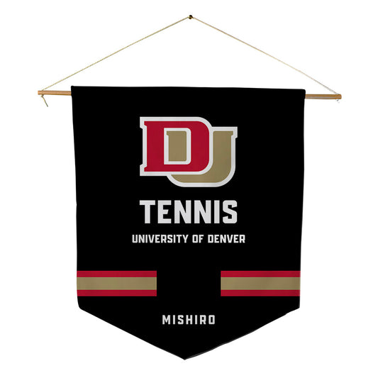 DU - NCAA Men's Tennis : Ryoma Mishiro - Pennant - 18" x 21"-0