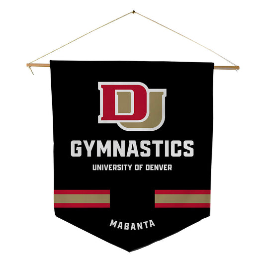 DU - NCAA Women's Gymnastics : Bella Mabanta - Pennant - 18" x 21"-0
