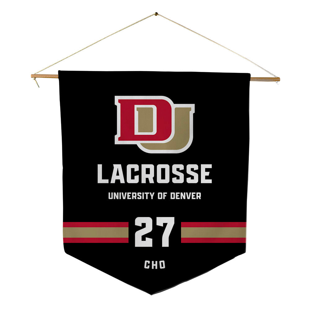 DU - NCAA Women's Lacrosse : Chelsea Cho - Pennant - 18" x 21"-0