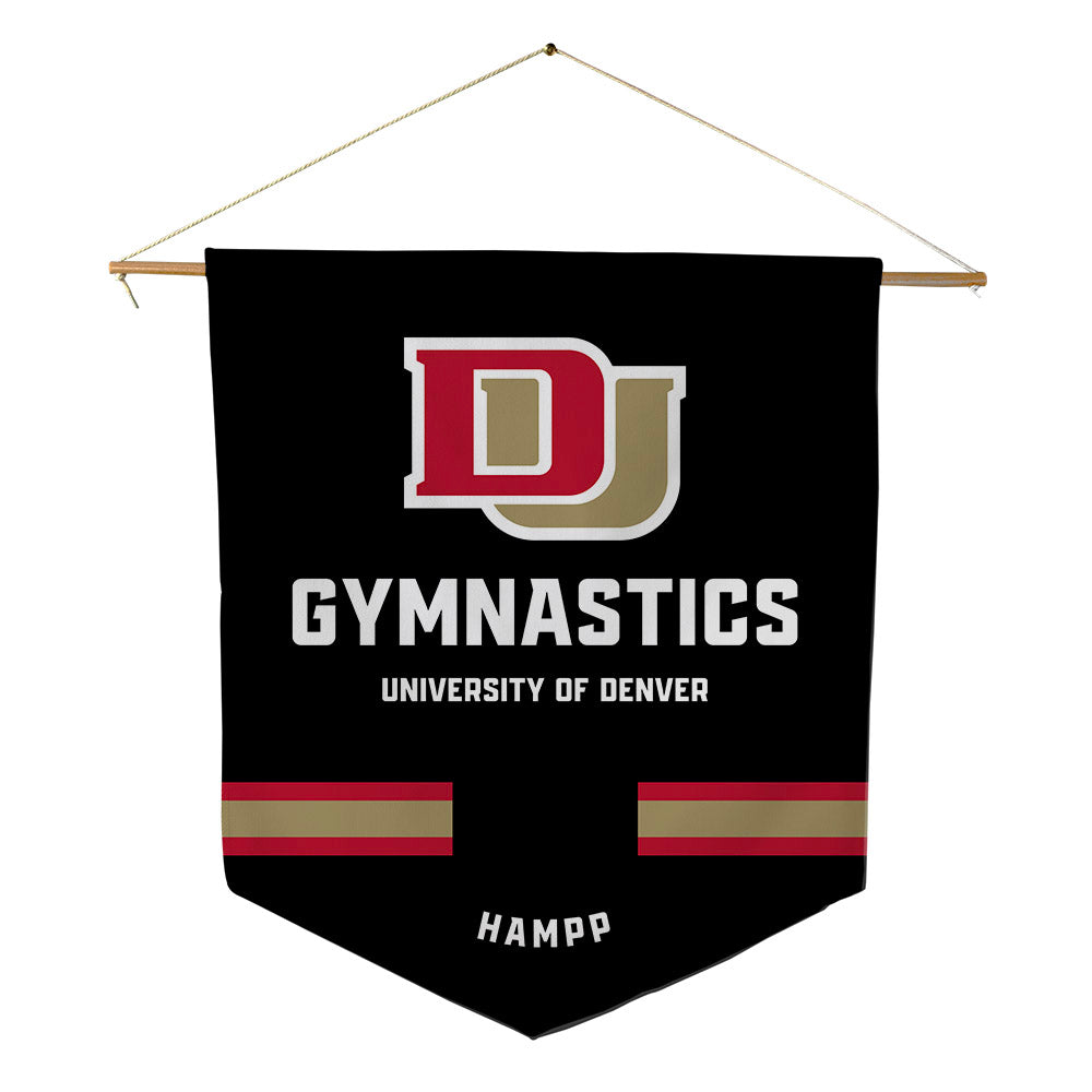 DU - NCAA Women's Gymnastics : Sophia Hampp - Pennant - 18" x 21"-0