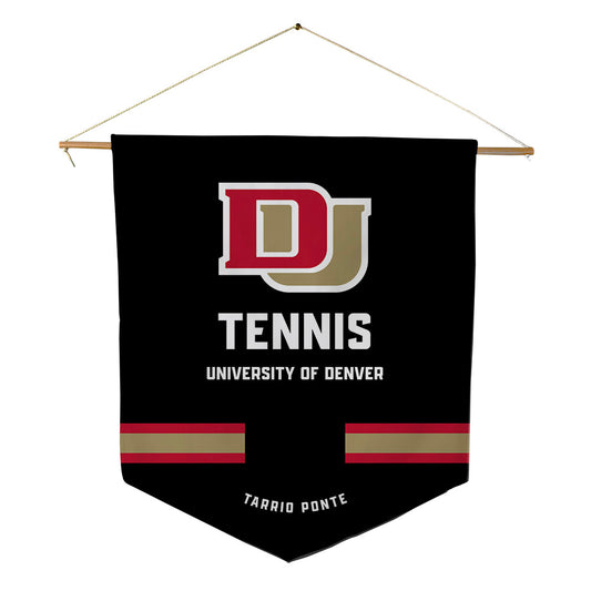 DU - NCAA Men's Tennis : Ander Tarrio Ponte - Pennant - 18" x 21"-0