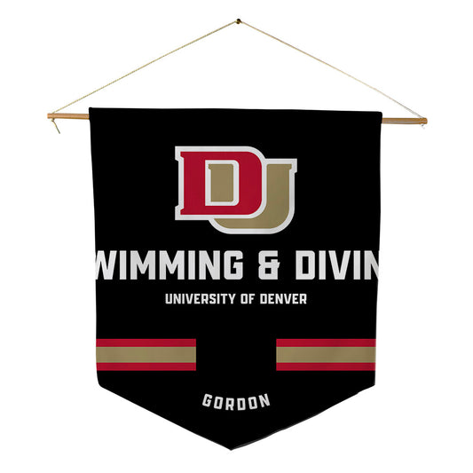 DU - NCAA Women's Swimming & Diving : Olivia Gordon - Pennant - 18" x 21"-0