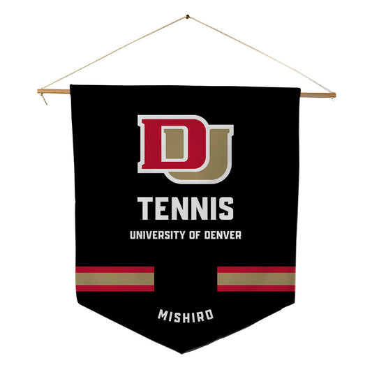 DU - NCAA Men's Tennis : Ryoma Mishiro - Pennant - 18" x 21"-0