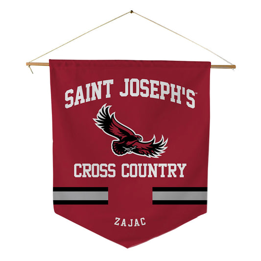 St. Joe's - NCAA Men's Cross Country : Luke Zajac - Pennant - 18" x 21"-0