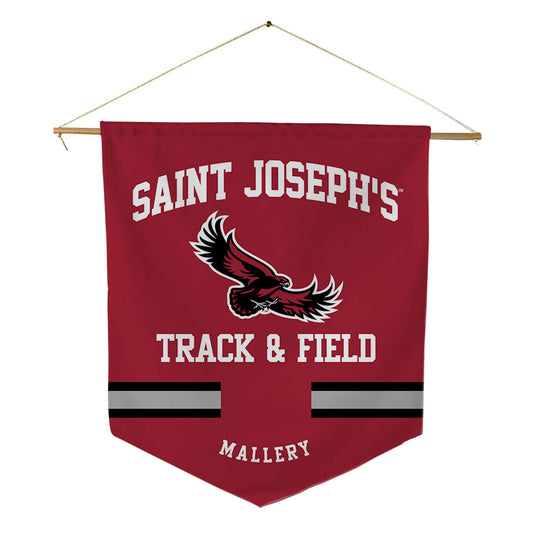 St. Joe's - NCAA Men's Track & Field : RJ Mallery - Pennant - 18" x 21"-0