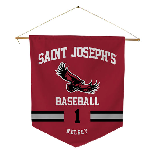 St. Joe's - NCAA Baseball : Alex Kelsey - Pennant - 18" x 21"-0
