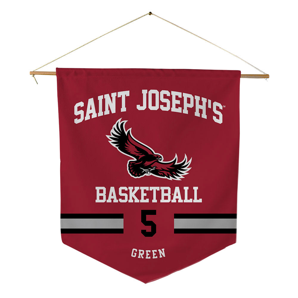 St. Joe's - NCAA Women's Basketball : Jahzara Green - Pennant - 18" x 21"-0