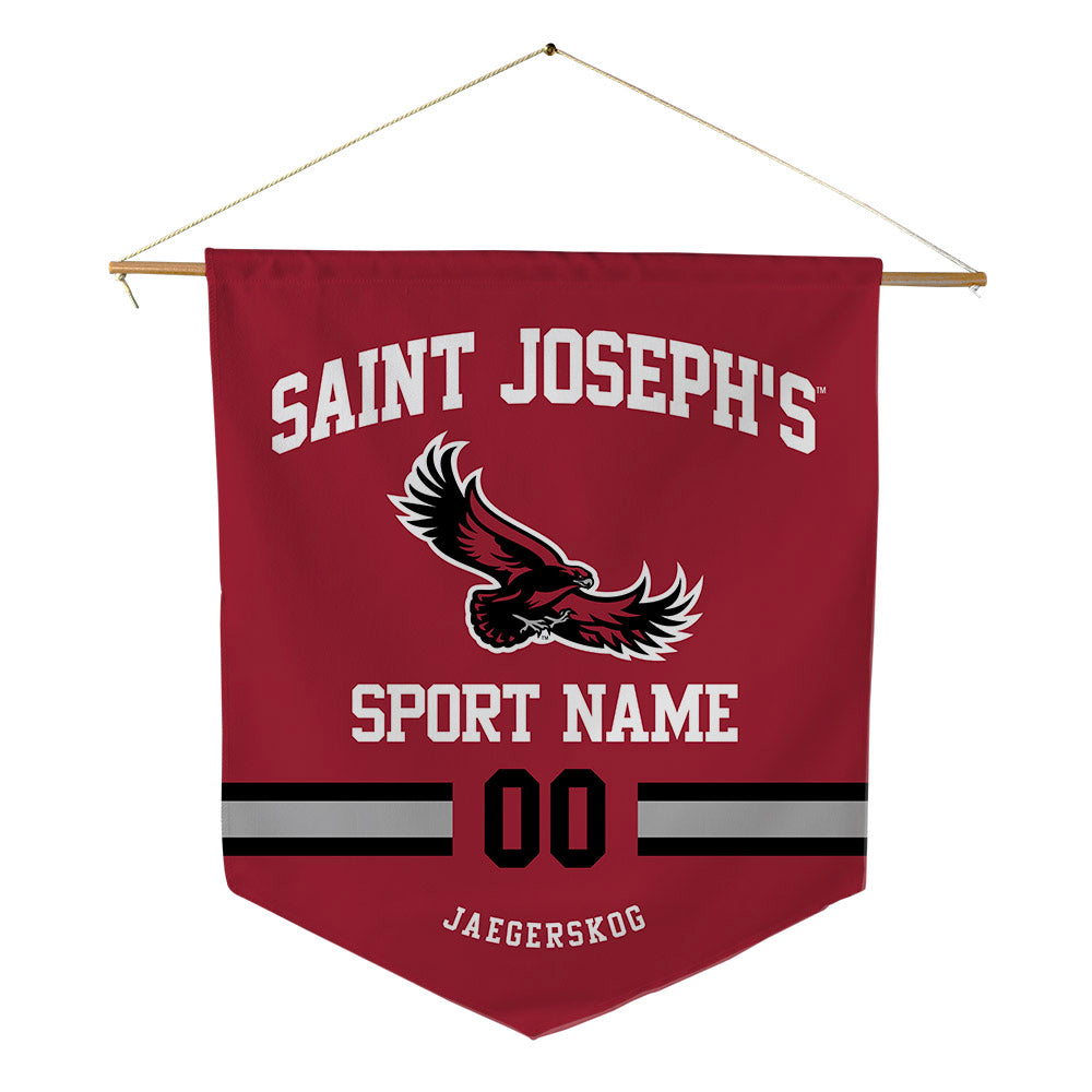 St. Joe's - NCAA Women's Basketball : Meja Jaegerskog - Pennant - 18" x 21"-0