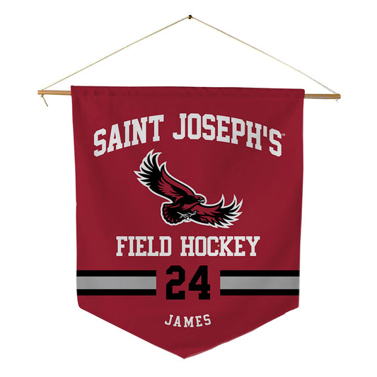 St. Joe's - NCAA Women's Field Hockey : Brooke James - Pennant - 18" x 21"-0