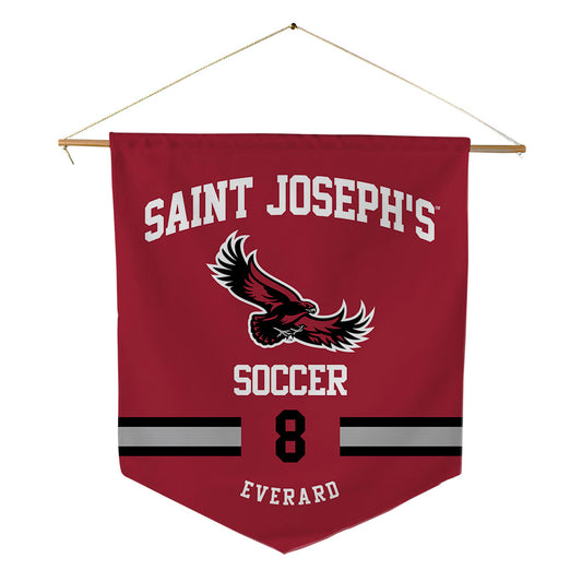 St. Joe's - NCAA Women's Soccer : Nicole Everard - Pennant - 18" x 21"-0