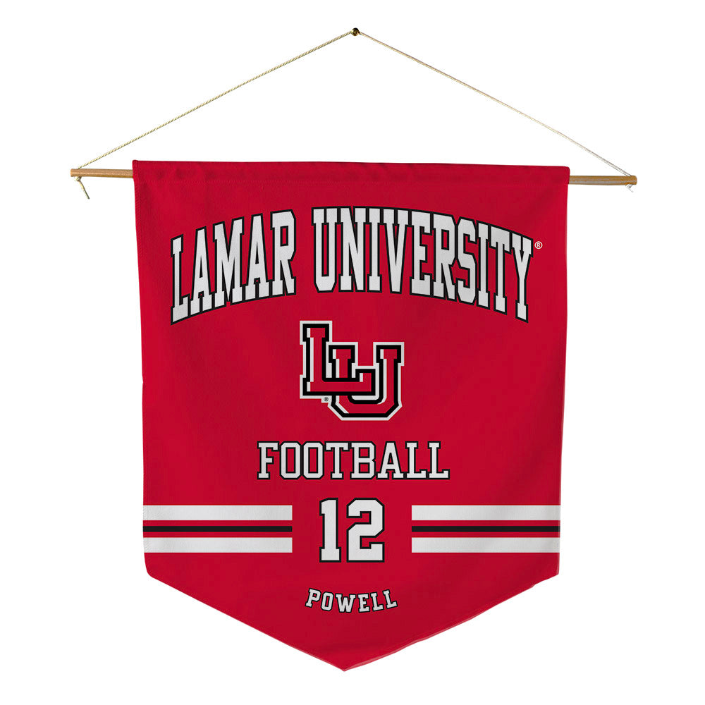 Lamar - NCAA Football : Lucas Powell - Pennant - 18" x 21"-0